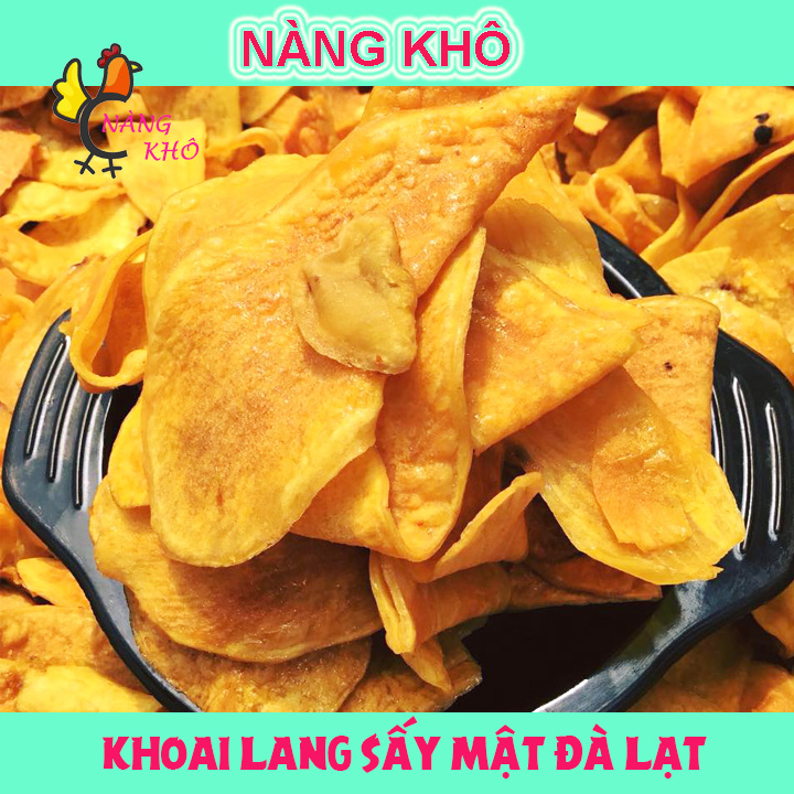 Khoai lang vàng sấy mật ong 500Gr giòn , tốt cho ăn kiêng và sức khỏe