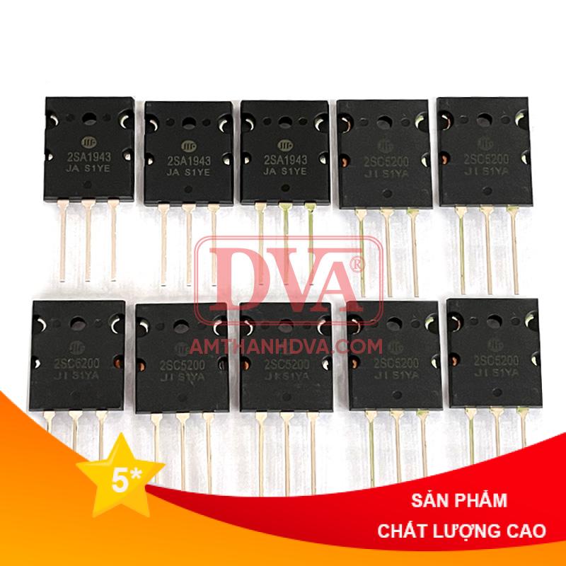 Transistor sino 2sc5200 2sa1943 – chính hãng – kèm lót vít