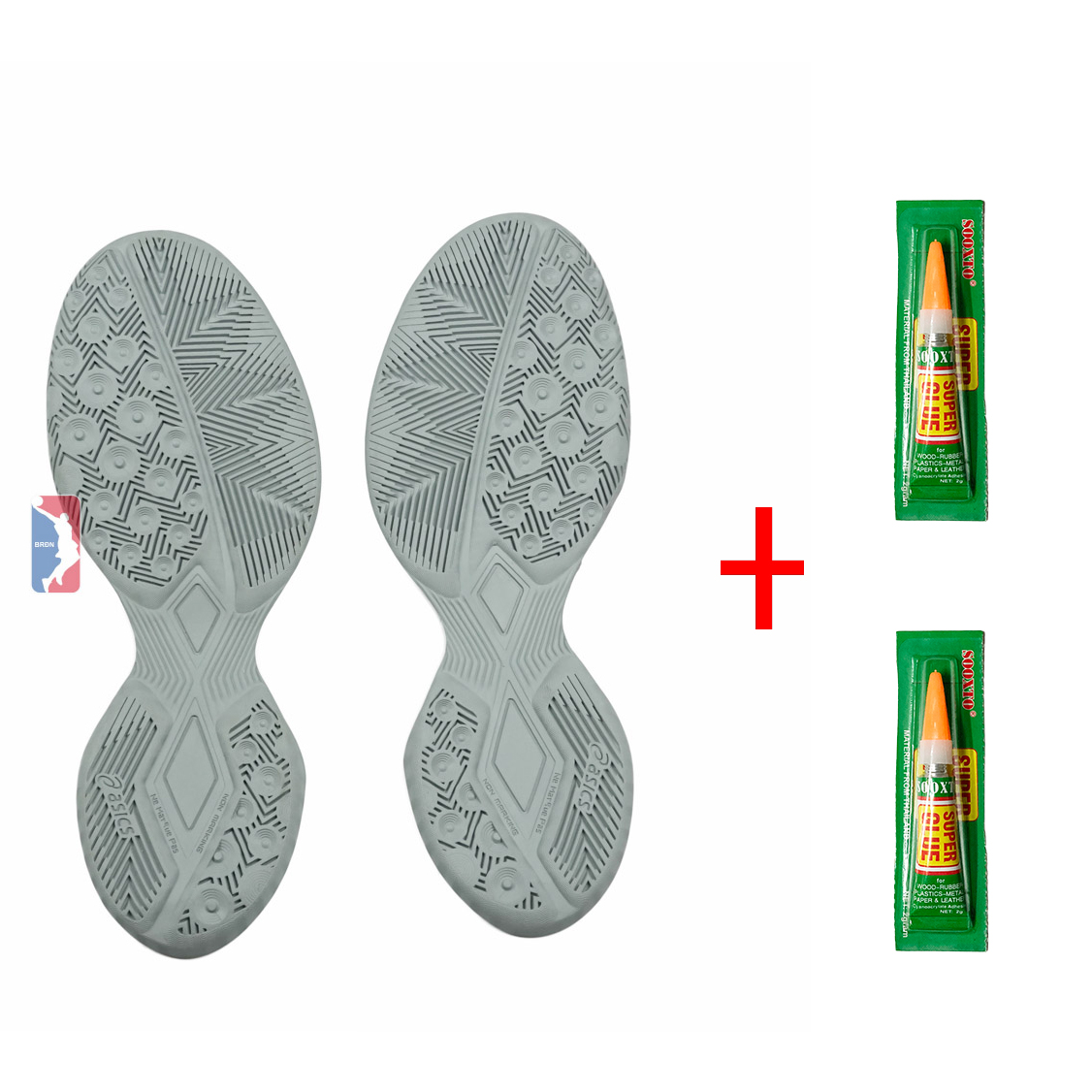 Đế giày thể thao, bóng rổ, bóng chuyền, cầu lông - Tăng kèm 2 lọ keo - (Chuyên cày sân outdoor)