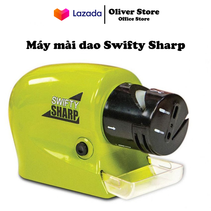 Máy mài dao kéo đa năng SWIFTY SHARP -máy mài dao xanh lá , mài tốt mọi loại dụng cụ nhà bếp- mài dao điện chạy bằng pin tiện lợi,