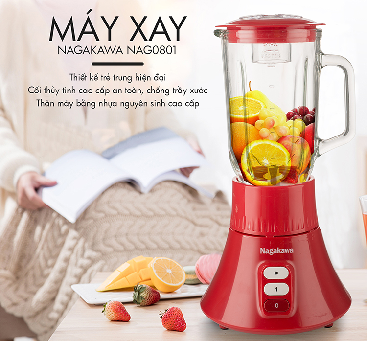 Máy xay sinh tố nagakawa nag0801