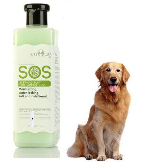 [HCM]Sữa tắm Sos cho thú cưng chó mèo - xanh lá giúp lông bóng mượt lưu giữ hương thơm đến 10 ngày