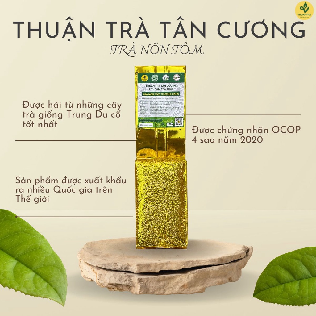 Trà nõn tôm hảo hạng - htx tâm trà thái - trà thái nguyên chuẩn vietgap, ocop 4 sao