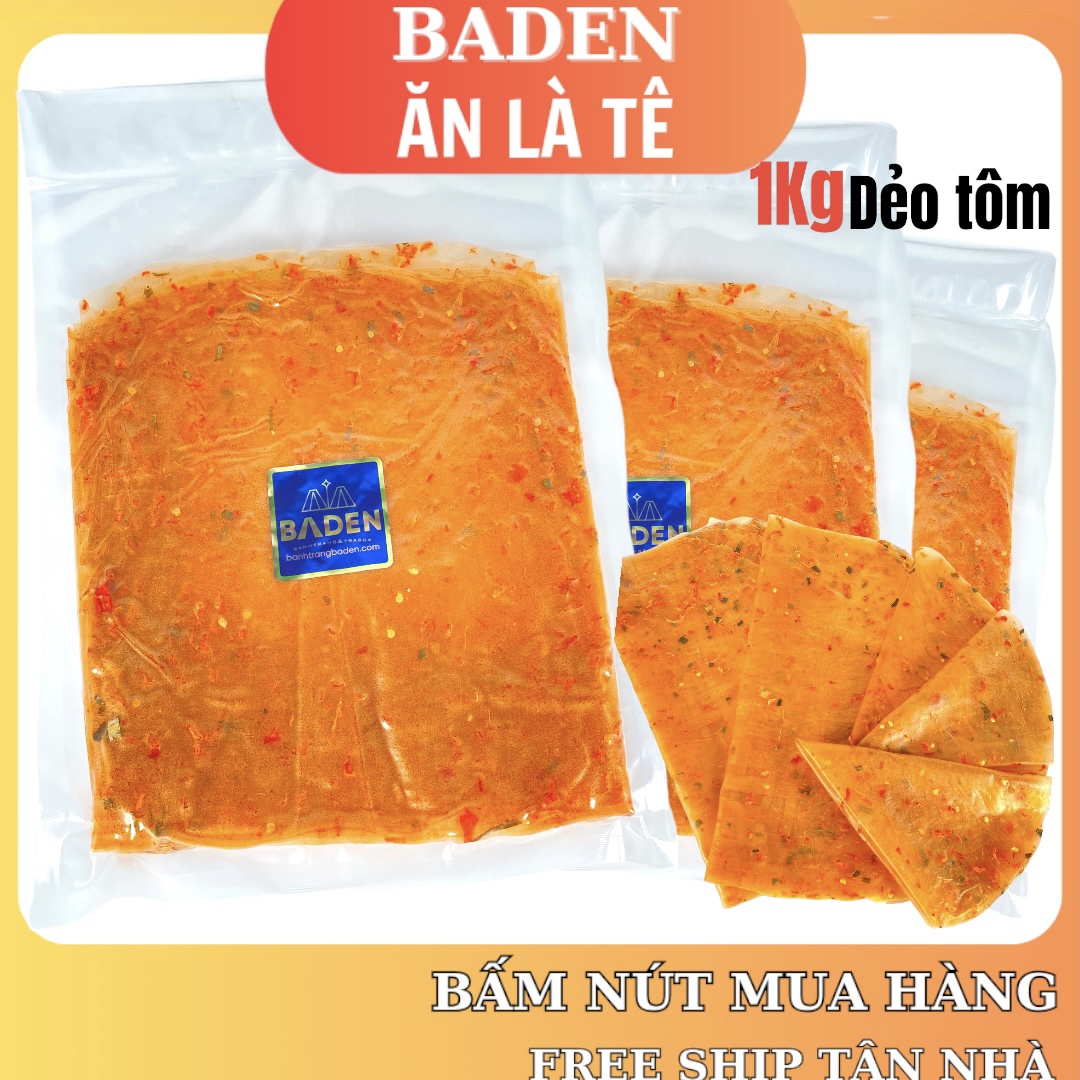 1kg Bánh tráng dẻo tôm - Chính gốc bánh tráng Tây Ninh siêu ngon BADEN