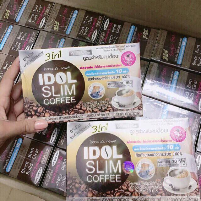[HOT] Cà Phê Giảm Câ Slim Coffee Thái Lan (Hộp 10 Gói)