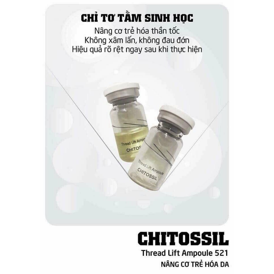 Lẻ 1 cặp chitossil- cấy chỉ tơ tằm