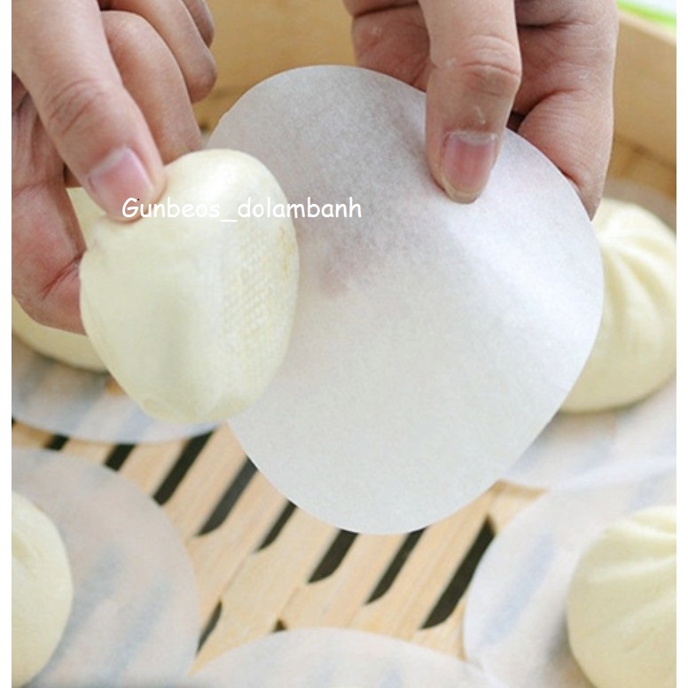 Giấy lót bánh bao 11cm ( khoảng 50 tờ)