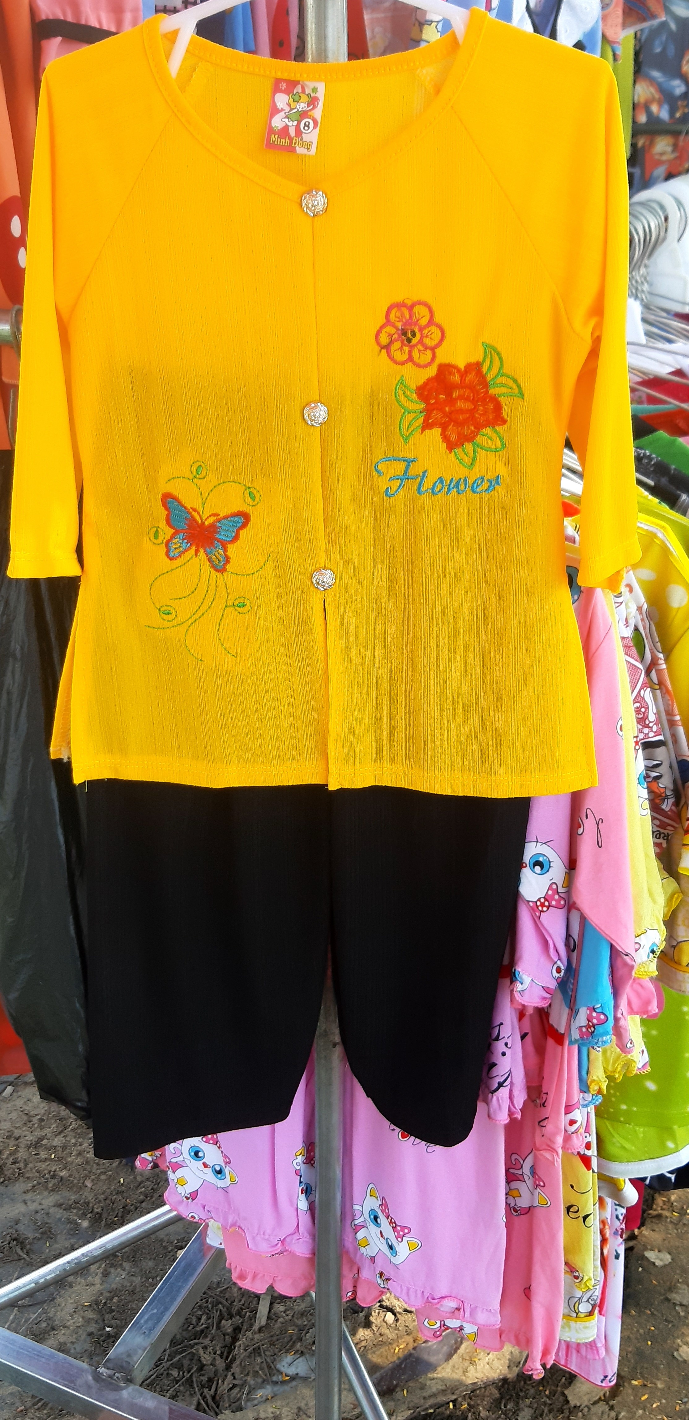 Quần áo bà ba cho bé gái