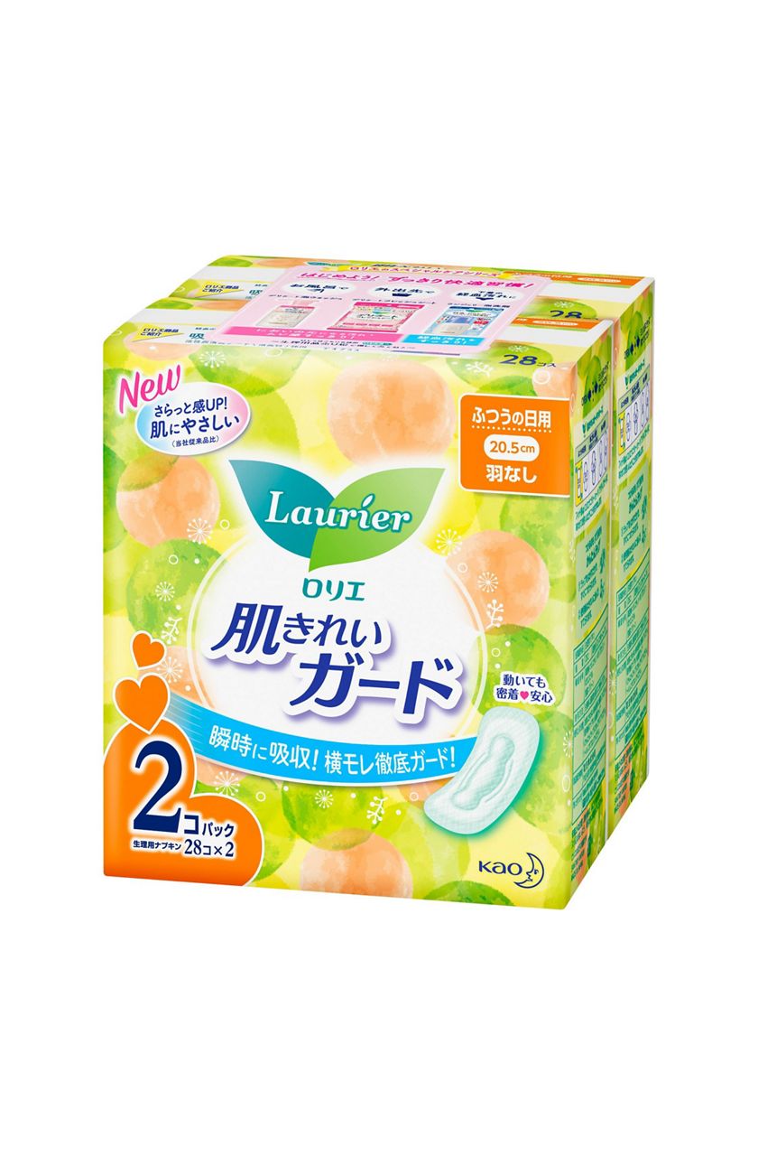 [COMBO 2 GÓI] BĂNG VỆ SINH LAURIER NỘI ĐỊA NHẬT (LOẠI KHÔNG CÁNH - 28 MIẾNG/GÓI - DÀI 20.5CM)