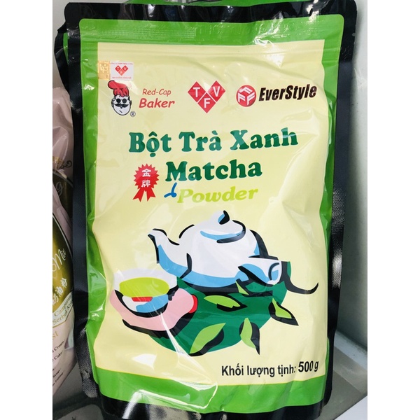 Bột Matcha trà xanh Everstyle mũ đỏ
