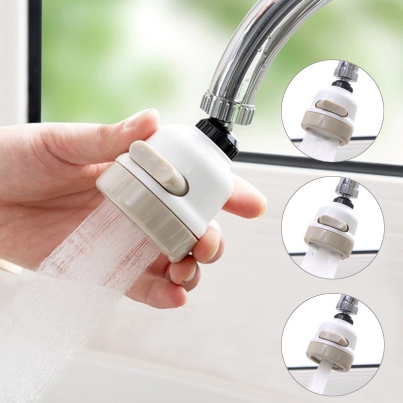 Đầu vòi lọc nước tăng áp 3 chế độ phun cho vòi bồn rửa chén