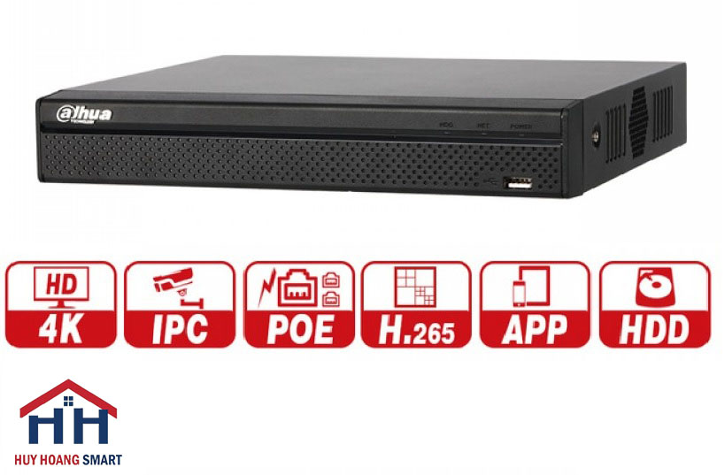 Đầu ghi ip 8 kênh dahua nvr2108hs-4ks2