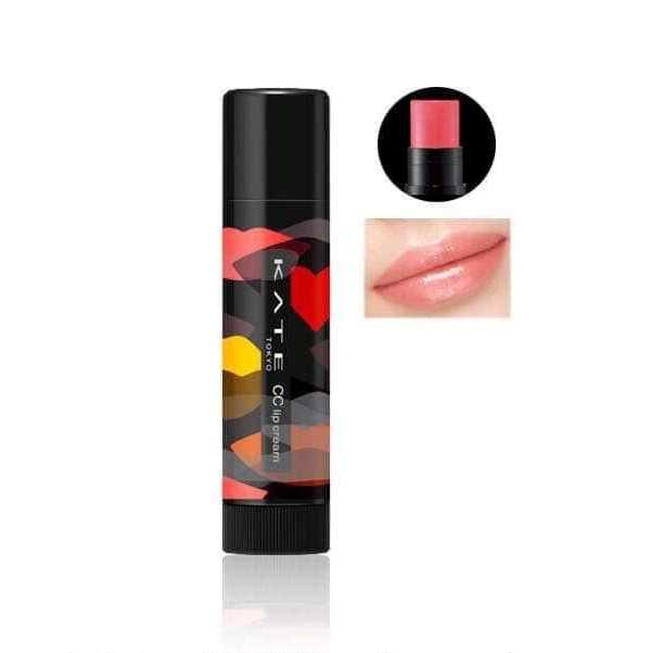 Son môi dưỡng ẩm chống nắng có màu kanebo kate cc lip cream spf8/pa+, #07 hồng ánh cam