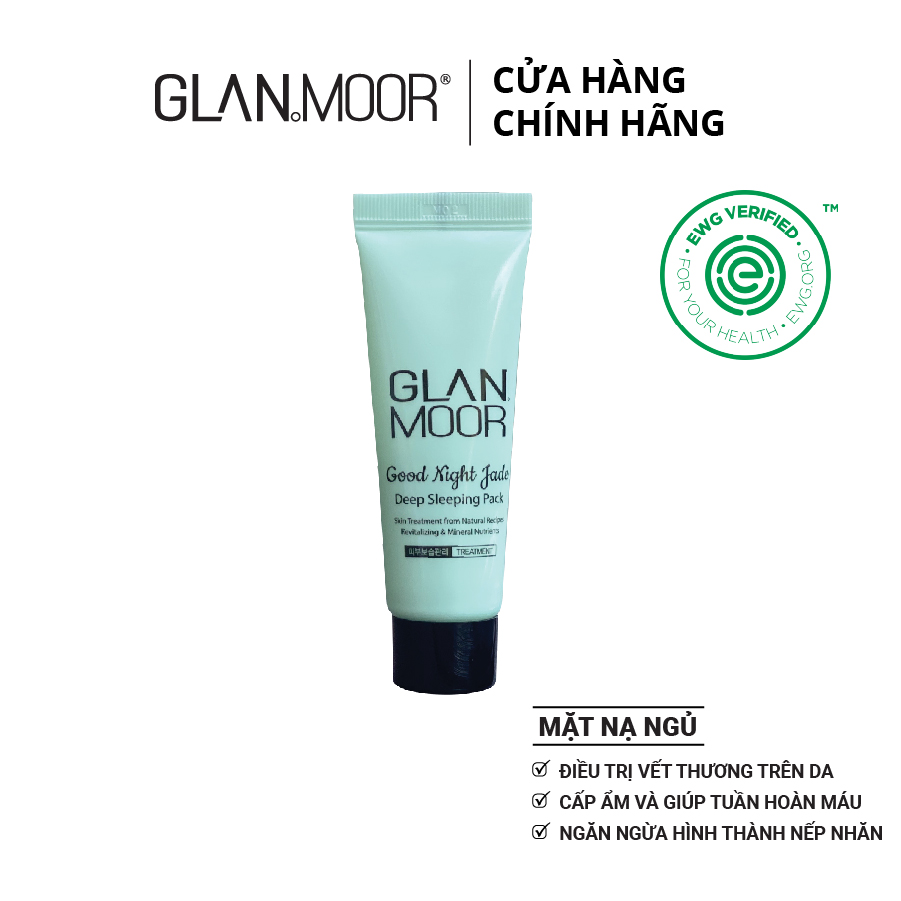 Mặt Nạ Ngủ Cấp Ẩm Chuyên Sâu GLAN MOOR Good Night Fade Deep Sleep Pack Minisize 20ml