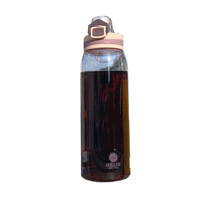 Bình nước thể thao Tritan hãng Diller có vạch chia độ 900ml
