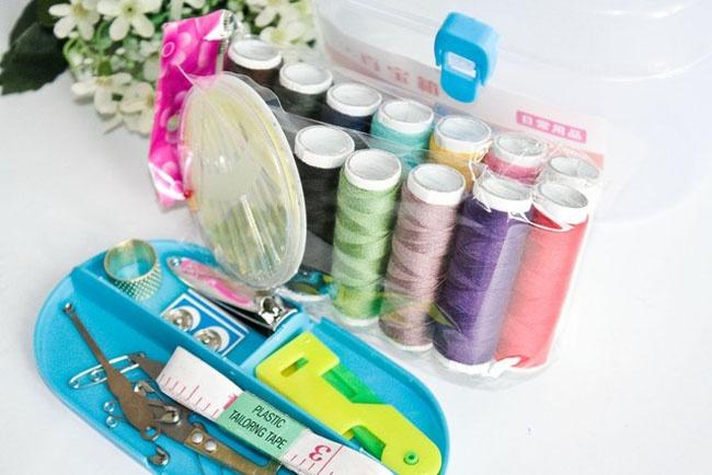 Hộp kim chỉ đa năng tiên dụng 55 món - Hộp chỉ đa năng