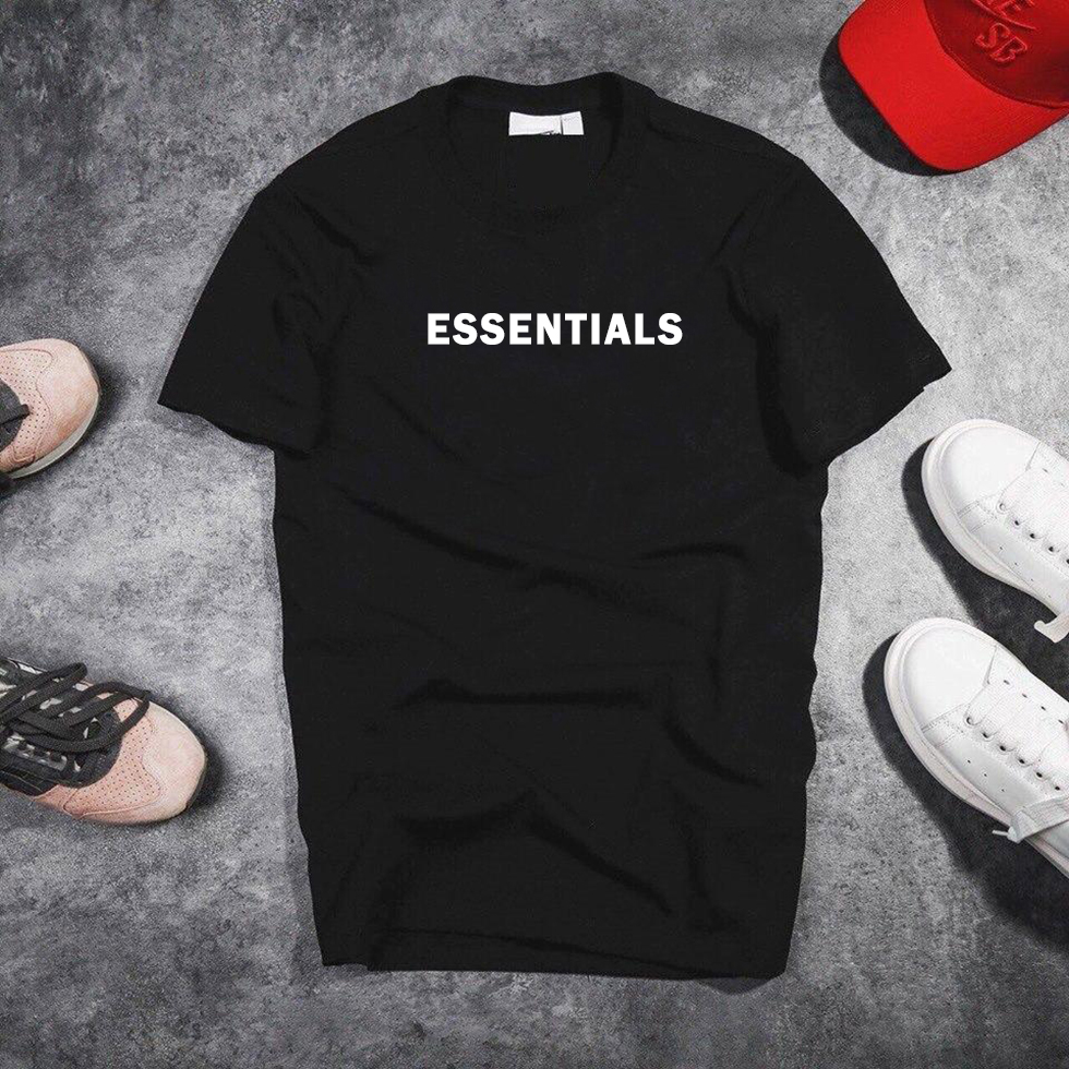 Áo thun Essentials phong cách đơn giản có size 5XL 110kg - Áo phông nam nữ tay ngắn cổ tròn - AothunTHT
