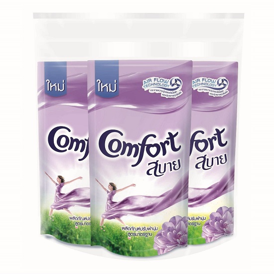 [HCM]Combo 3 bịch] Nước Xả VẢi Comfort 580ML Thái Lan [màu Tím]