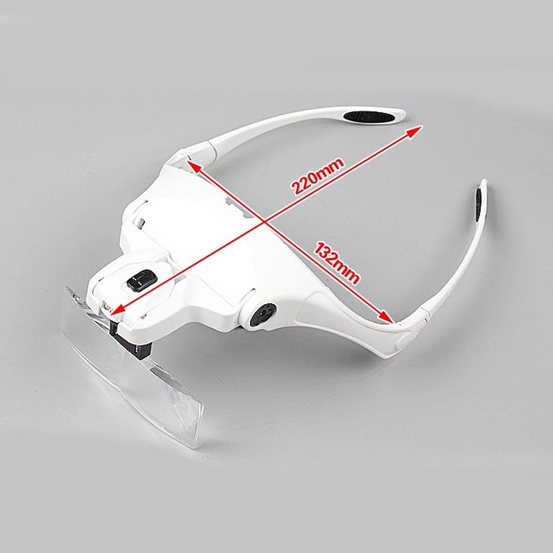 Kính lúp đeo mắt đọc sách sửa chữa phóng đại 10 lần 15 lần 20 lần 25 lần 35 lần