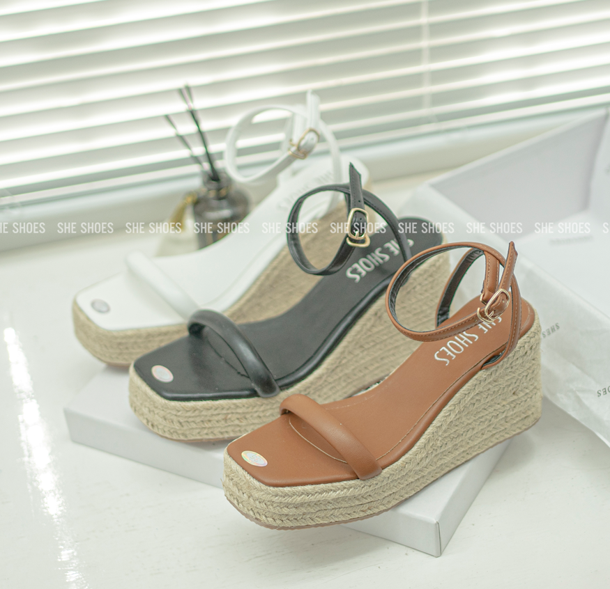 Sandal cói quai ngang trending siêu nhẹ,siêu xinh . độc quyền bởi she shoes