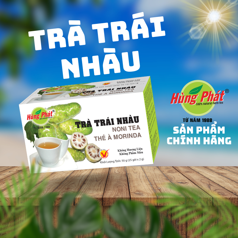 Trà trái nhàu - hùng phát thương hiệu 35 năm