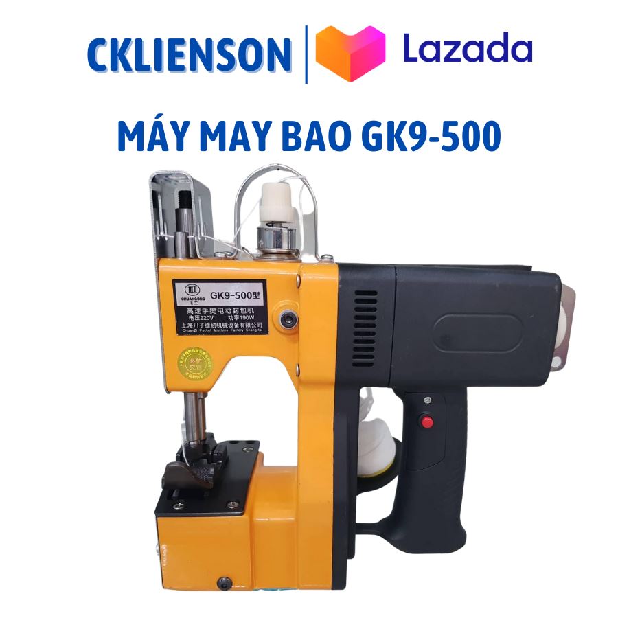Máy may bao cầm tay gk9-500, máy khâu bao công suất 190w