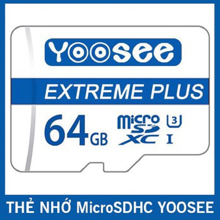 Thẻ nhớ 32Gb/ 64Gb YOOSEE U3 Class10 tốc độ cao, chuyên dụng cho Camera wifi, Điện thoại