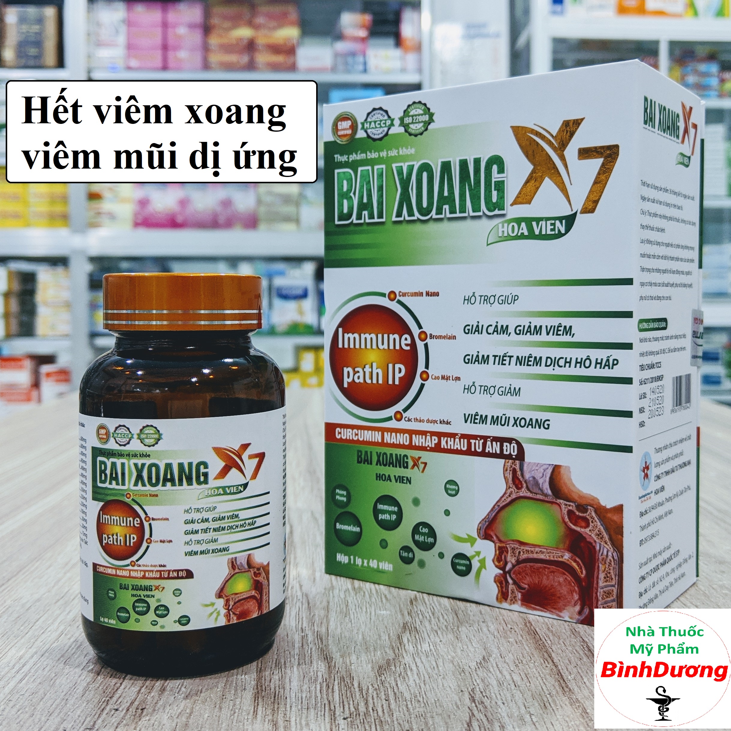 Bai Xoang X7 - Hết Viêm Xoang, Viêm Mũi Dị Ứng, Viêm Mũi Xoang [CHÍNH HÃNG] - FreeShip