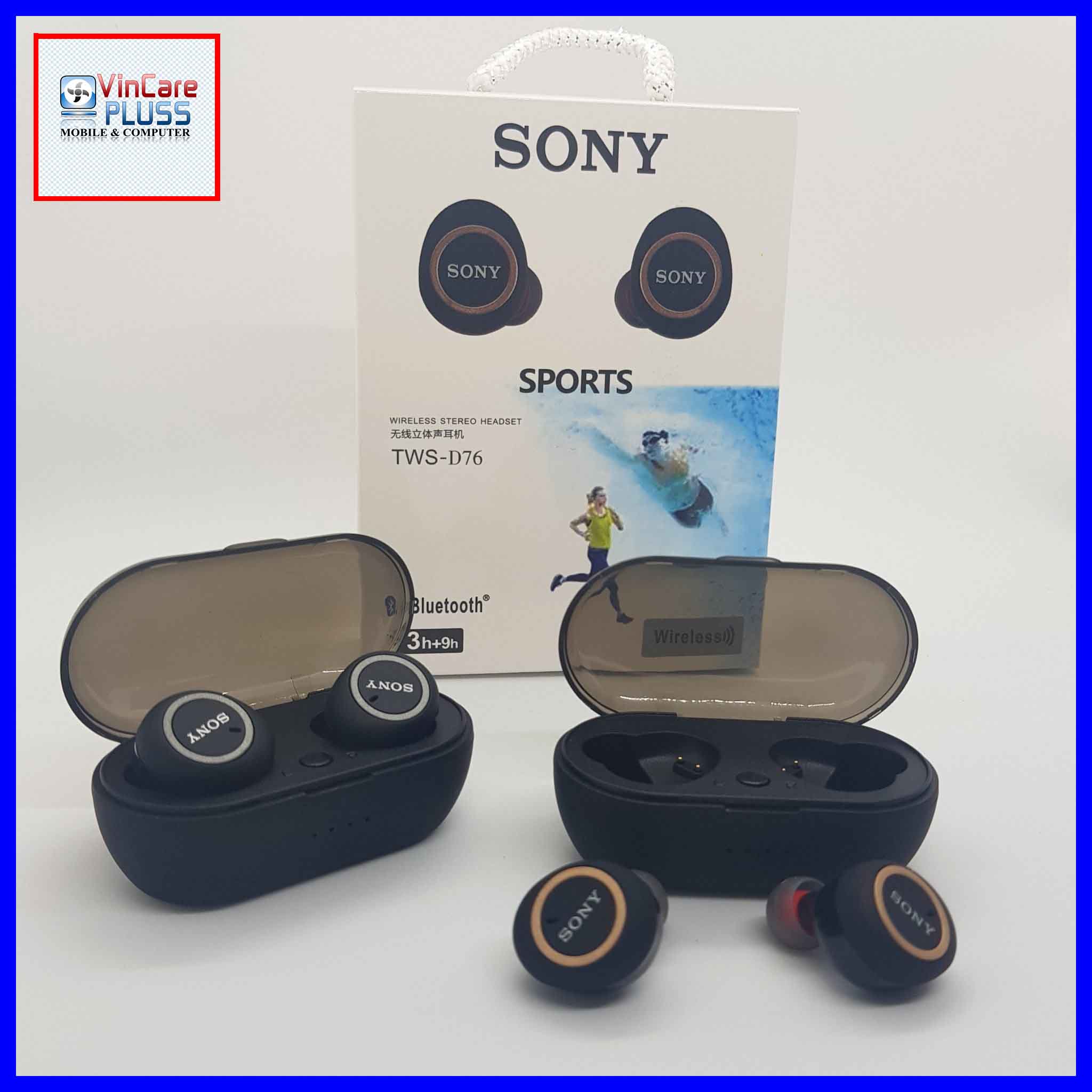 [HCM]Tai nghe BLUTOOTH SONY D76 cao cấp âm thanh chuẩn kiểu dáng sang trọng