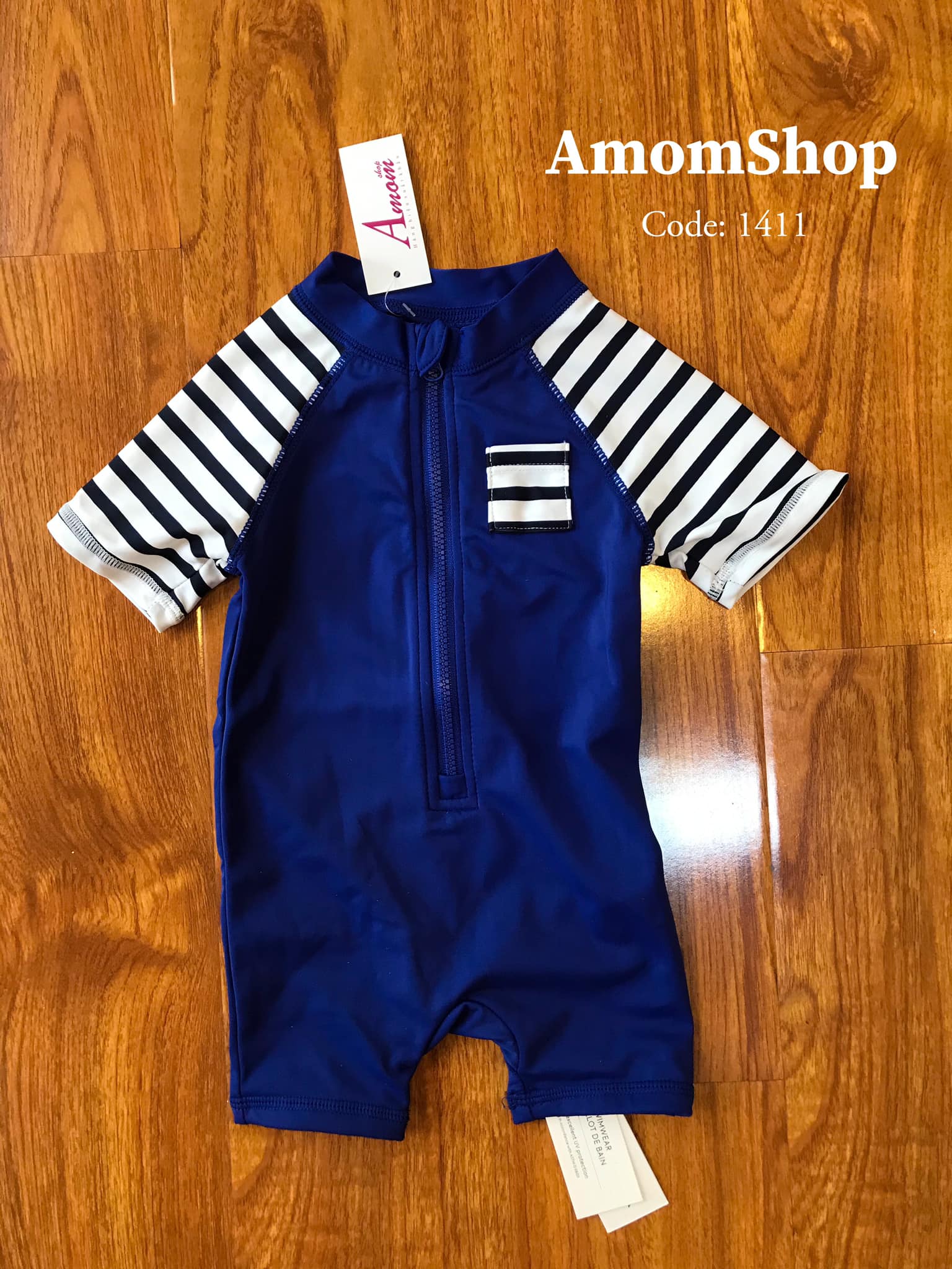 AmomShop-Set bơi liền thân Gymboree- Hàng Hiệu Xuất Khẩu