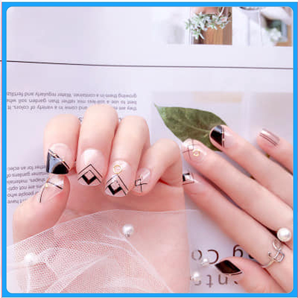 Hộp 24 móng tay giả , nail giả , móng giả a7