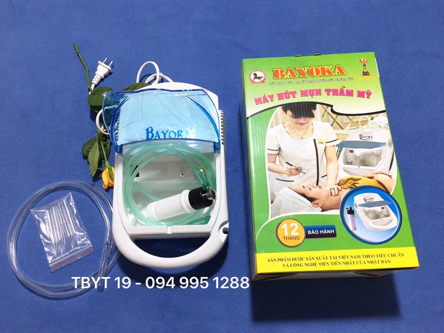 Máy hút mụn phun sương Bayoka - hàng Việt Nam - Chăm sóc làn da bạn như ngoài spa