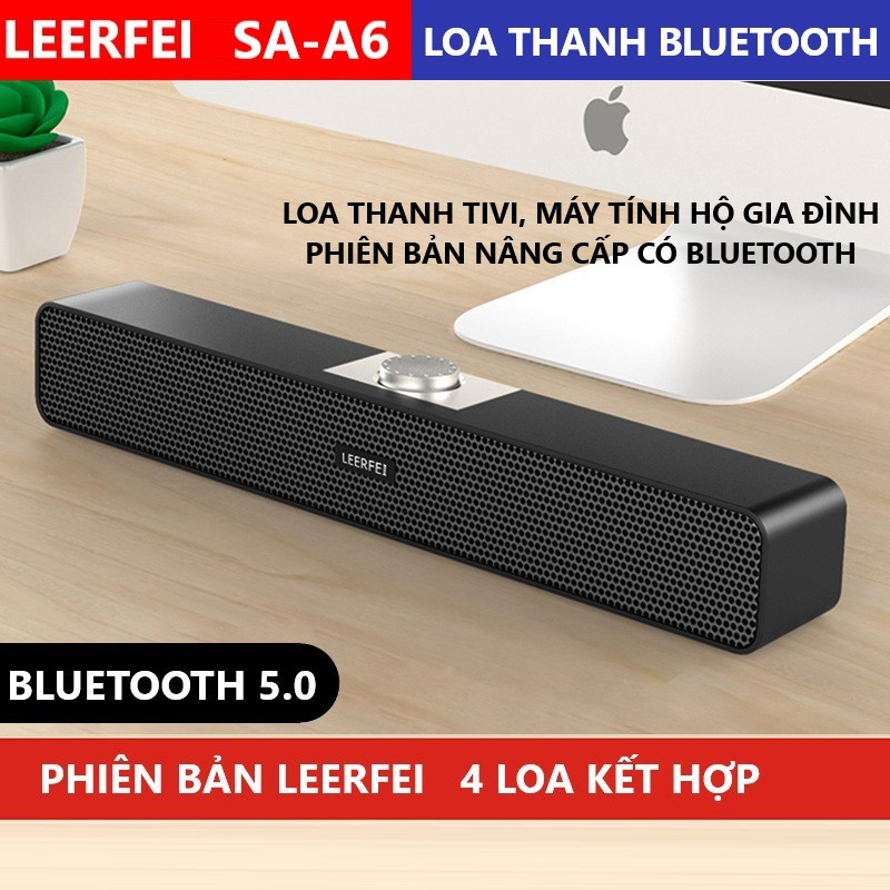 Loa thanh Vi tính Phiên bản nâng cấp có Bluetooth, Loa Tivi, Loa Vi Tính Phù Hợp cho các hộ gia đình. Phiên bản Loa Thanh nâng cấp có kết nối Bluetooth, có thể Kết nối Qua dây Hoạc qua Bluetooth