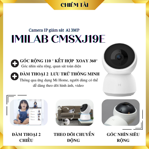 [HCM]Camera IP giám sát IMILAB A1 CMSXJ19E 3MP quốc tế