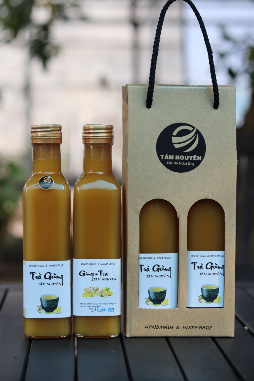 Trà gừng tâm nguyên 250ml