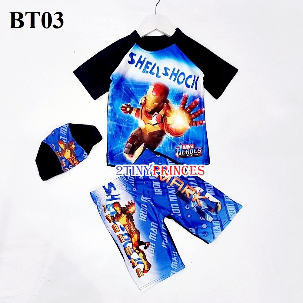Bộ đồ bơi siêu nhân người sắt cho bé trai DBBT03