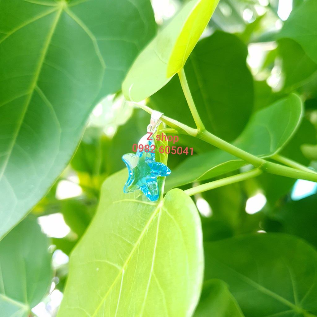 Mặt Dây Chuyền Sao Biển Pha Lê Swarovski