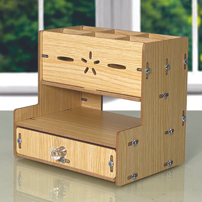 Hộp viết gỗ để bàn thời trang hv03