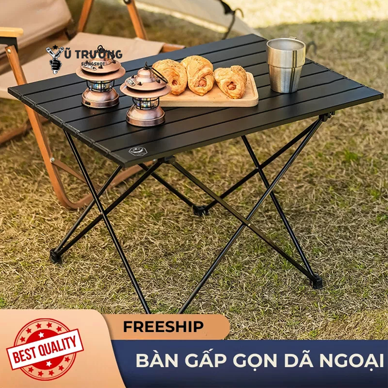Bàn ghế xếp cắm trại, bàn nhôm gấp gọn dã ngoại, cắm trại, cafe thư giãn ngoài trời hợp kim nhôm đủ size đủ màu thương hiệu vcp camping - dcp3