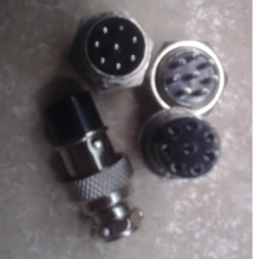 Bộ Giắc Cắm Đực Cái GX16 8 Chân