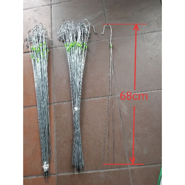 Bộ 10 chiếc móc treo chậu lan như hình ảnh.