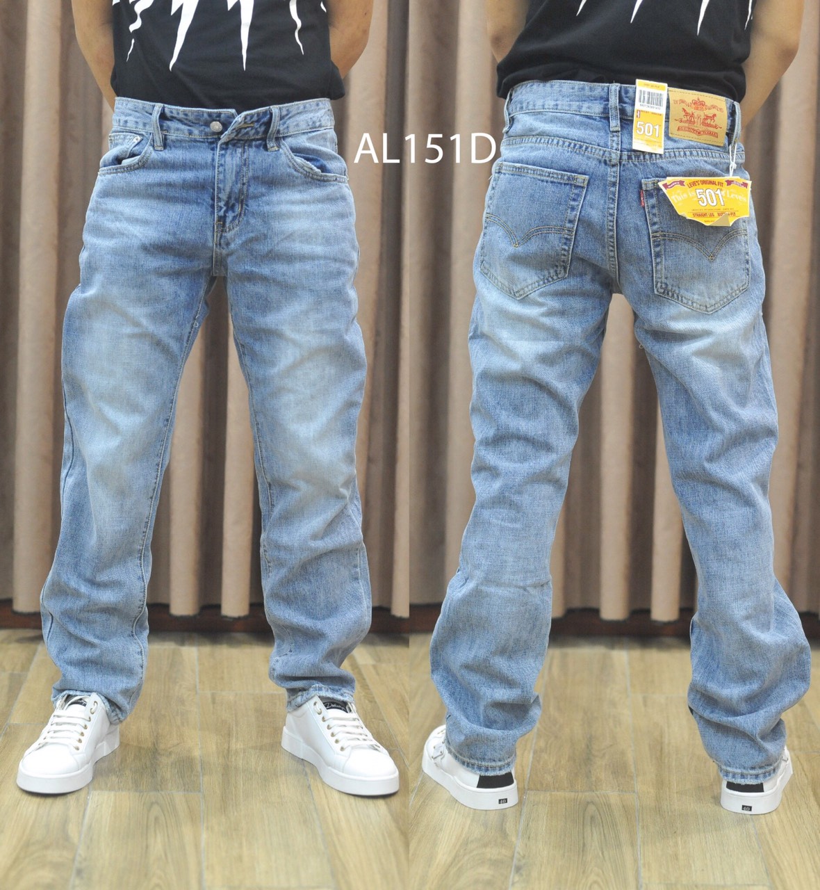 Quần jeans xuông nam xanh nhạt, cam kết hàng đúng mô tả, chất lượng đảm bảo an toàn đến sức khỏe người sử dụng
