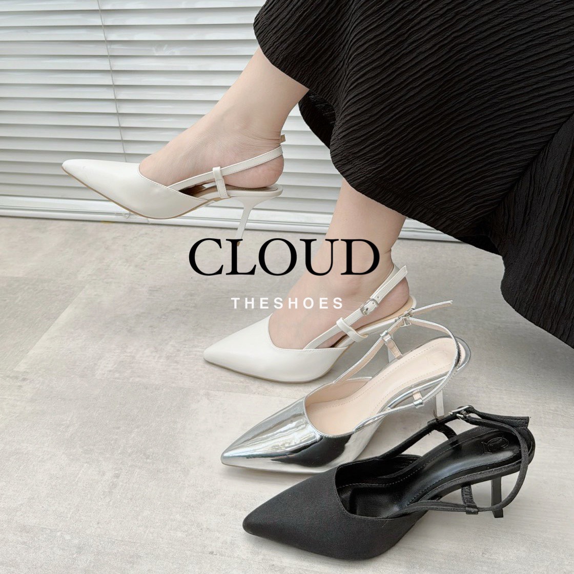 Giày cao gót nữ đẹp mũi nhọn phong cách cho các nàng Cloud The Shoes