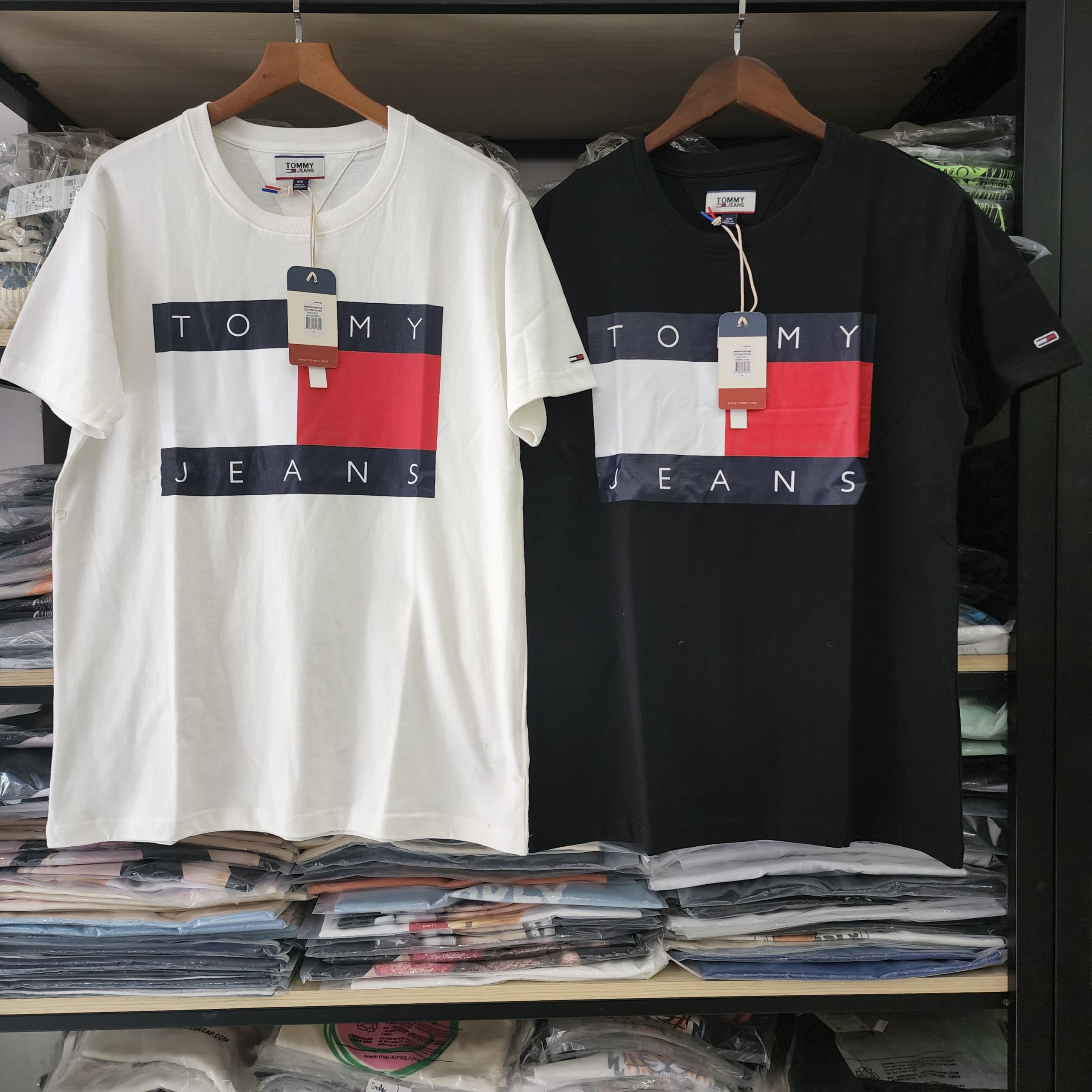 Áo thun Tom.my Hilfiger Big Logo T-Shirt - Tommy HÀN QUỐC nam nữ