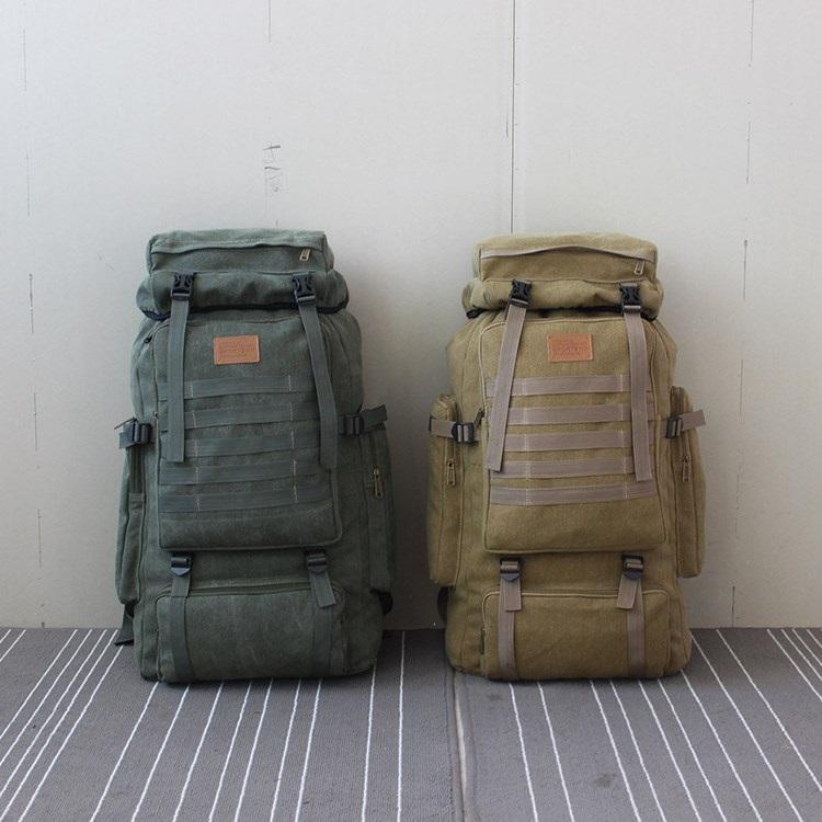 Balo hành lý, Balo LEO NÚI chiến thuật 70L phong cách thể thao chất liệu cao cấp siêu bền và chắc chắn TONANO