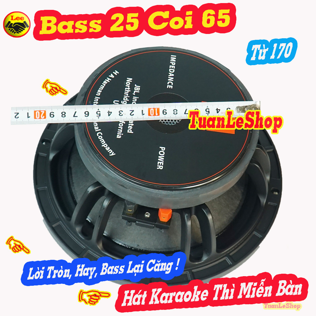 2 củ loa bass 25 từ 170 loa karaoke jb l – giá 1 cặp loa 2.5 tấc