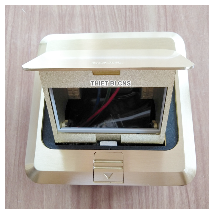 Mặt vỏ ổ cắm âm sàn LiOA -  Vỏ đồng nguyên khối và các Modun chính hãng