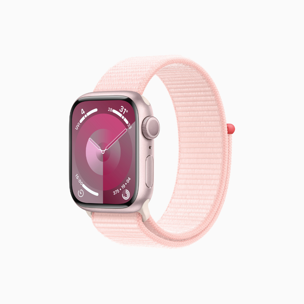 Apple Watch S9 GPS 2023 - Vỏ Nhôm Và Dây Vải Dệt Với Kiểu Dây Quấn Thể
