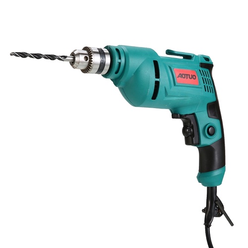 Máy khoan điện cầm tay Aotuo đầu 10ly chính hãng, Máy bắt vít g suất 620w, lõi đồng 100%