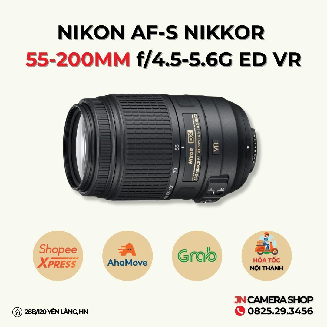 Ống Kính Nikon AF-S DX 55-200mm F/4- 5.6G ED VR mới 90%